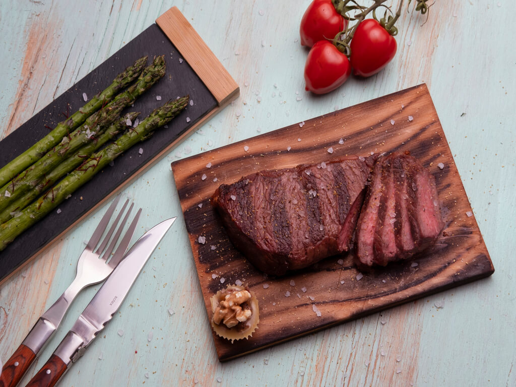 Räuchersteak mit Kaffee-Rub Butter