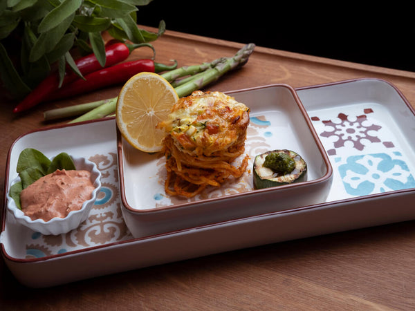 Rote Spaghettinester