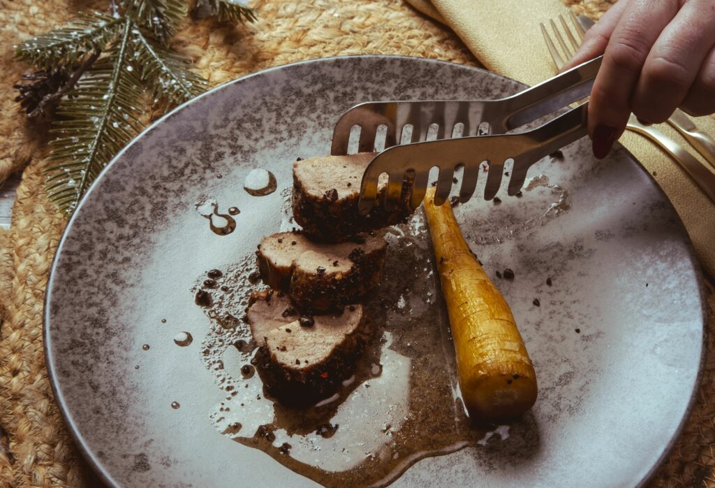 Schweinefilet in Kaffee-Lorbeerkruste