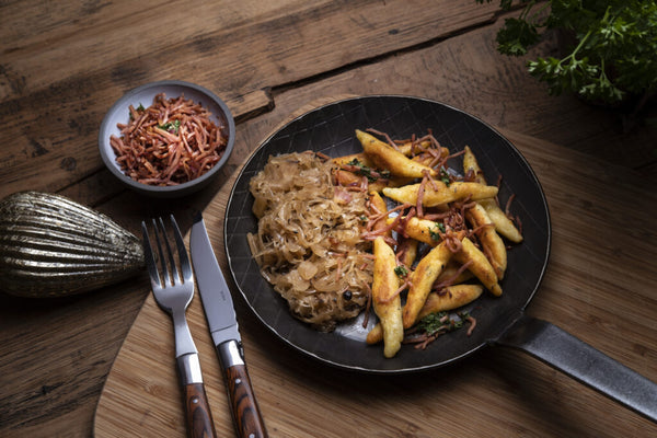 Tanja‘s Schupfnudeln mit Prosecco-Sauerkraut