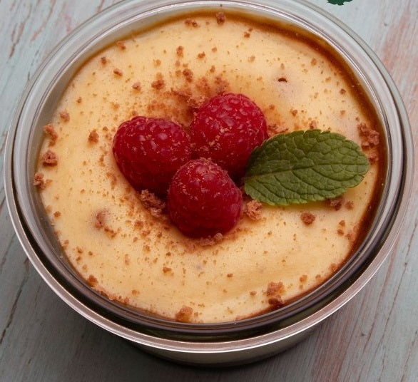 Lauwarme Limoncello-Ricottacreme mit Amarettini