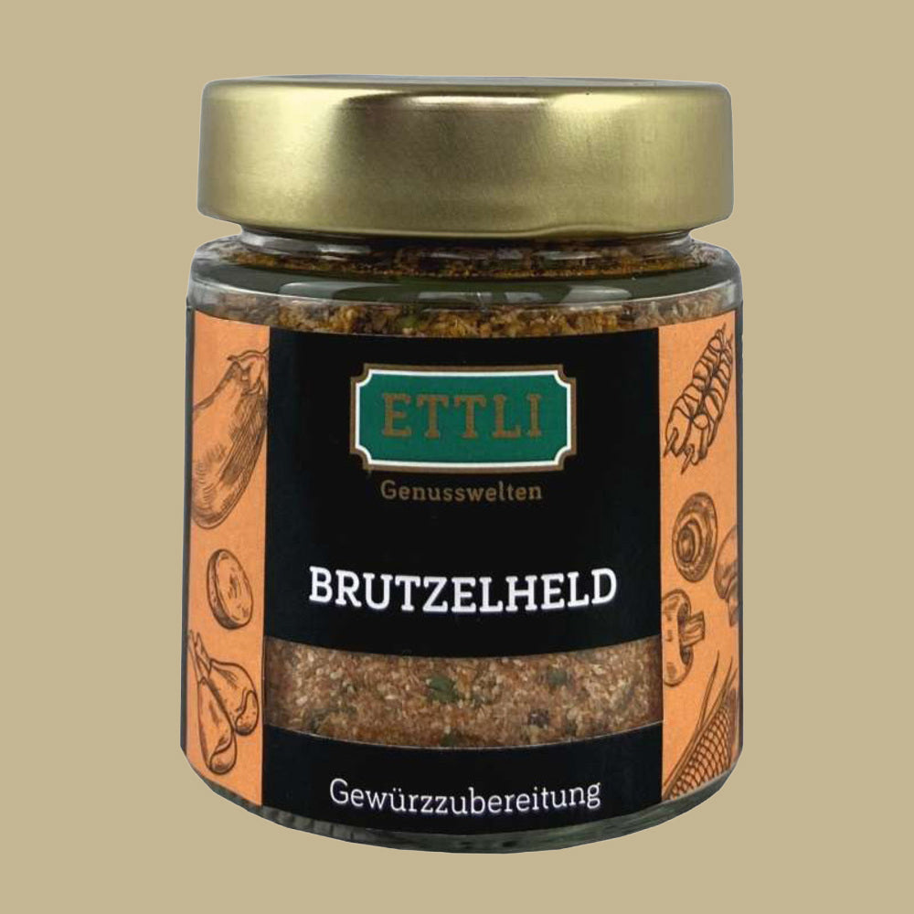 Brutzelheld 90 g im Schraubglas (Gewürzzubereitung)