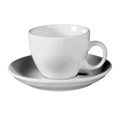 Ansicht Cappuccino Tasse Obere Untere