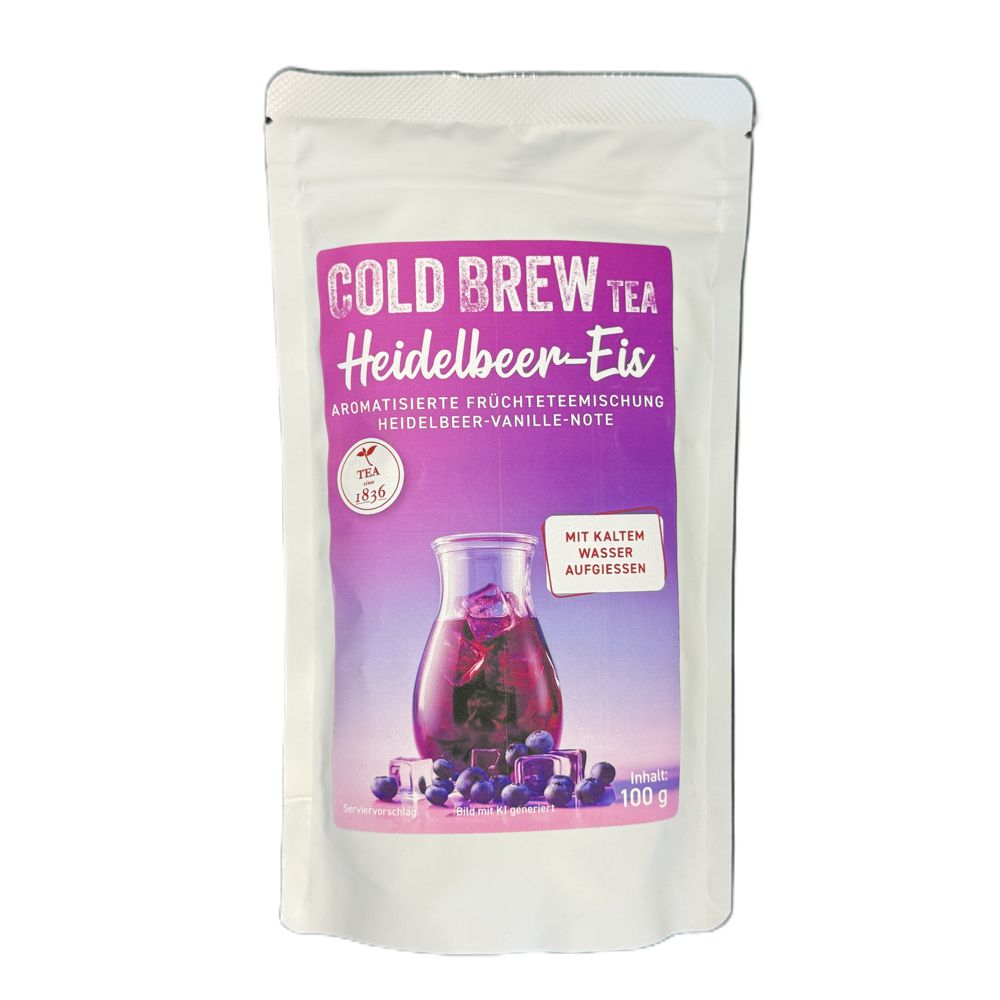 Cold Brew Heidelbeer-Eis -  Früchtetee, aromatisiert 100g