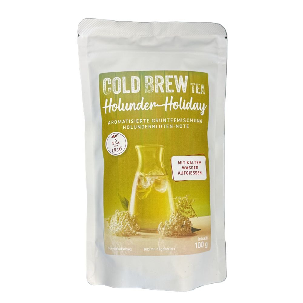 Cold Brew Holunder Holidays -  Grünteemischung, aromatisiert 100g