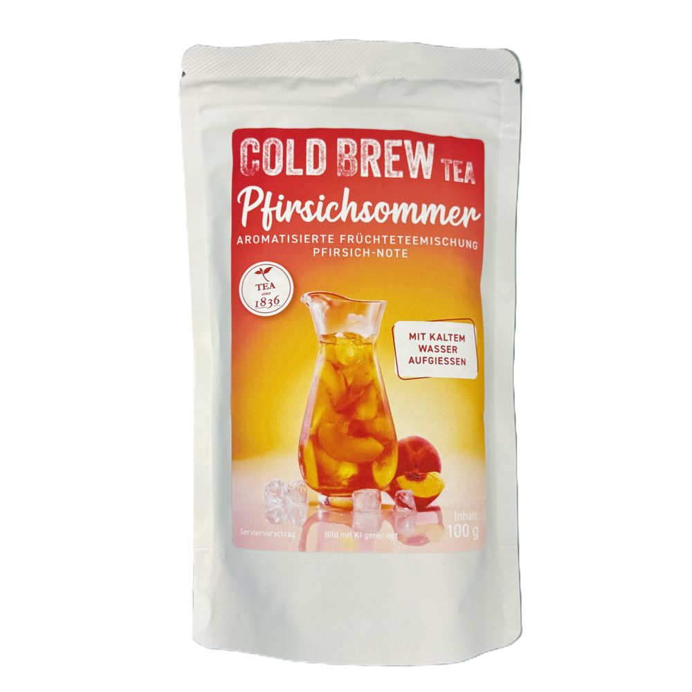 Cold Brew Pfirsichsommer -  Früchtetee, aromatisiert 100g