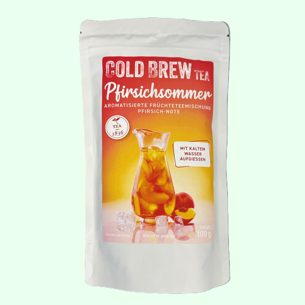 Cold Brew Pfirsichsommer -  Früchtetee, aromatisiert 100g