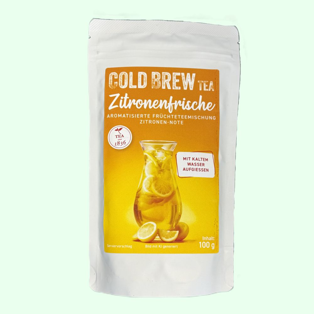 Cold Brew Zitronenfrische -  Früchtetee, aromatisiert 100g