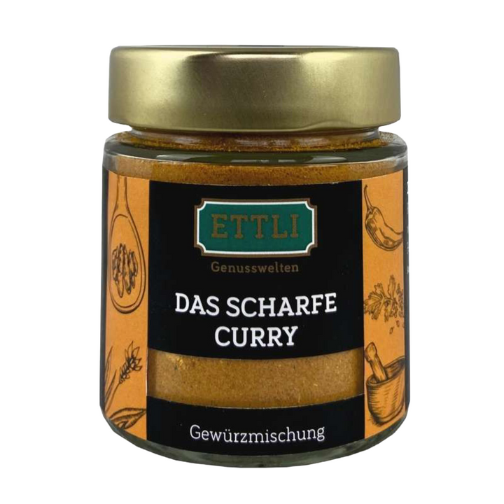 Das SCHARFE Curry 70 g im Schraubglas (Gewürzmischung)