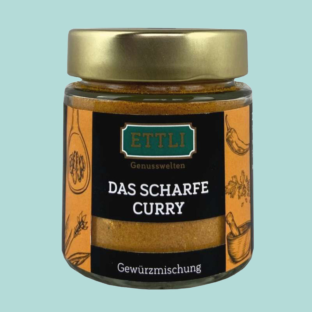 Das SCHARFE Curry 70 g im Schraubglas (Gewürzmischung)