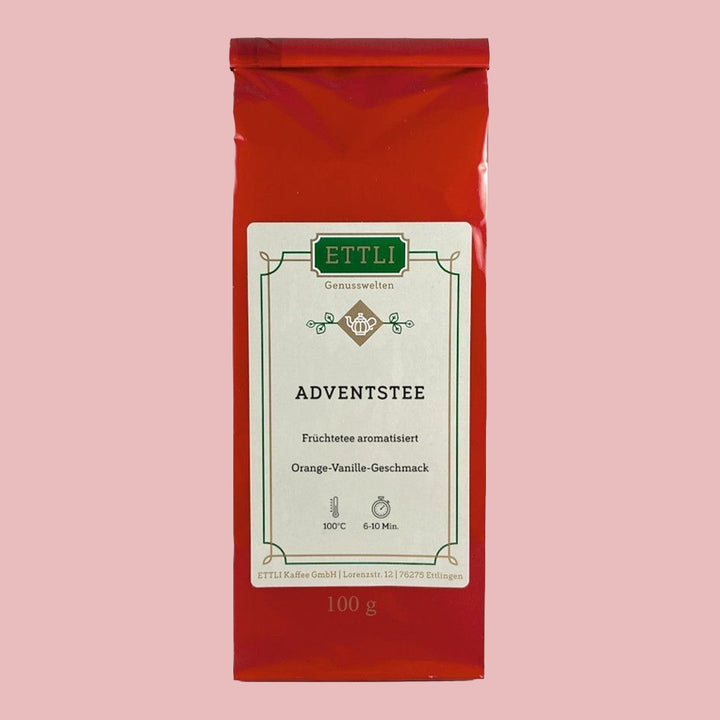 Verpackung Früchtetee Adventstee