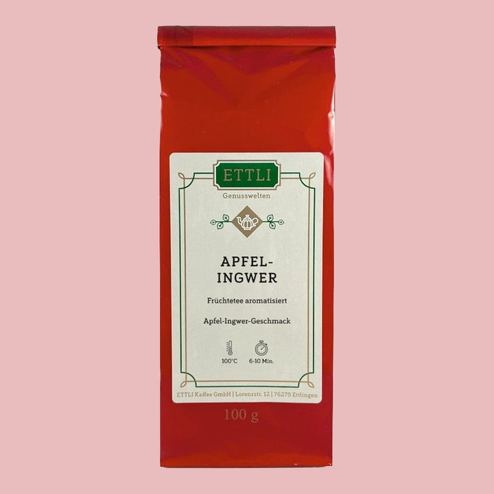 Früchtetee aromatisiert Apfel - Ingwer 100 g
