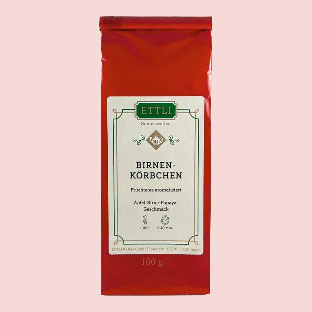 Früchtetee aromatisiert Birnenkörbchen (Apfel+Birne) 100 g