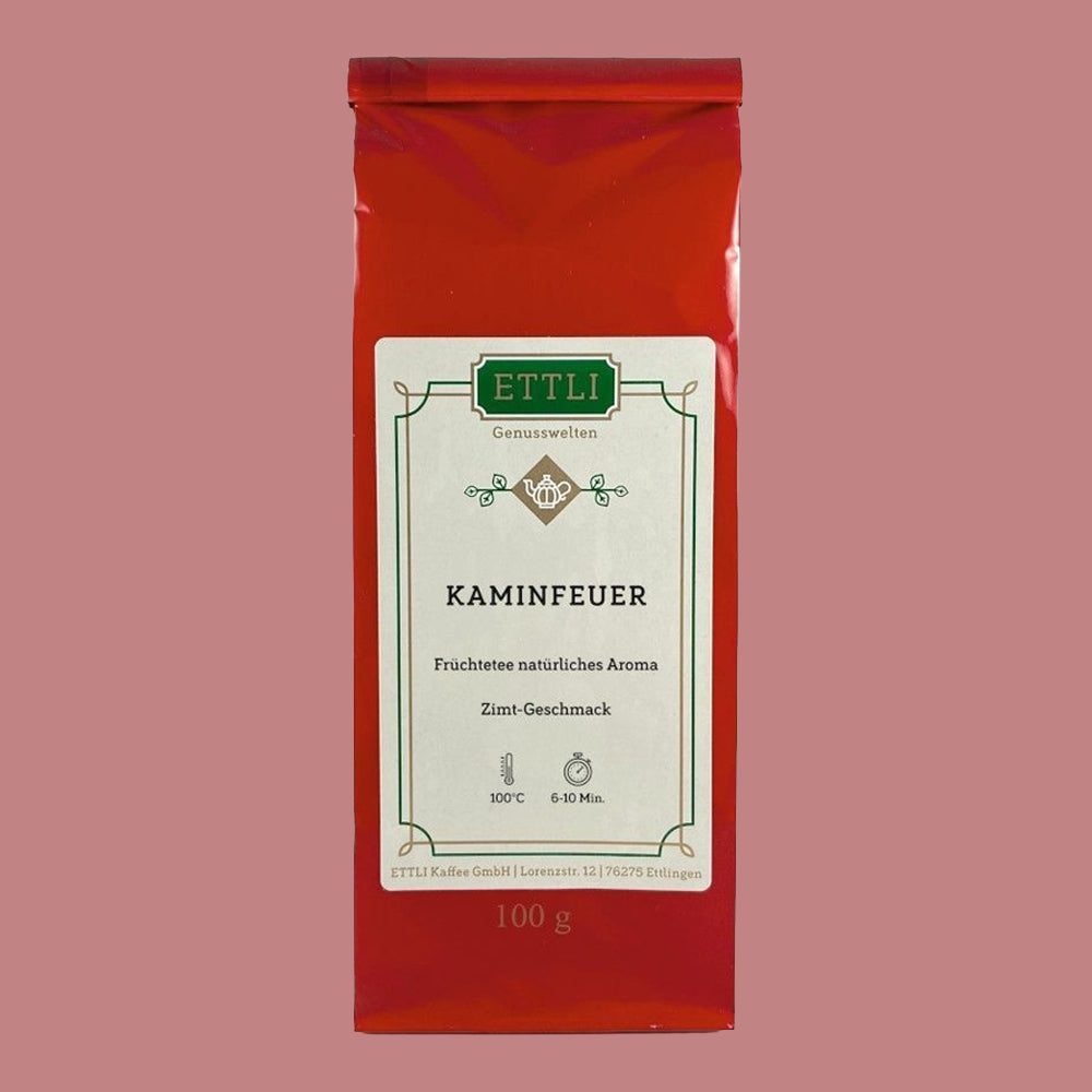 Früchtetee mit natürlichem Aroma - Kaminfeuer 100 g