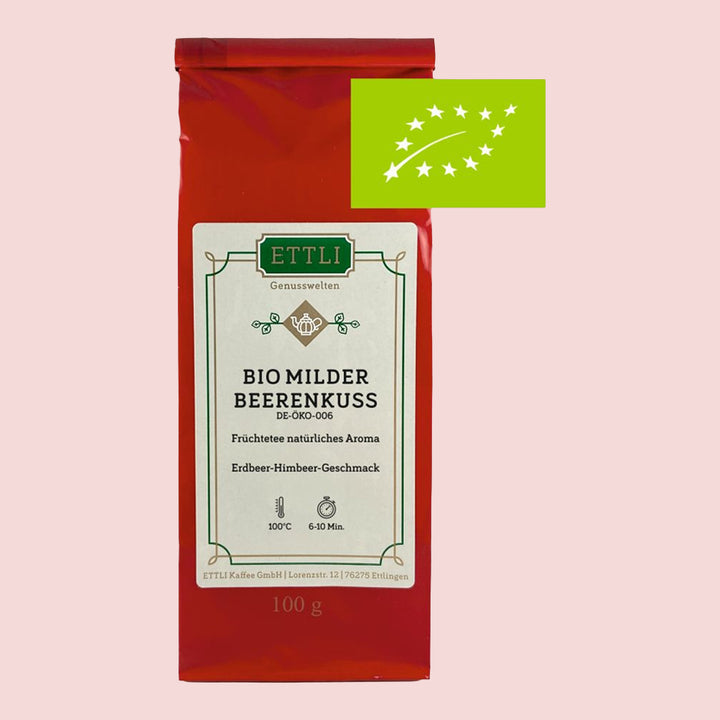 Verpackung Früchtetee Bio Milder Beerenkuss