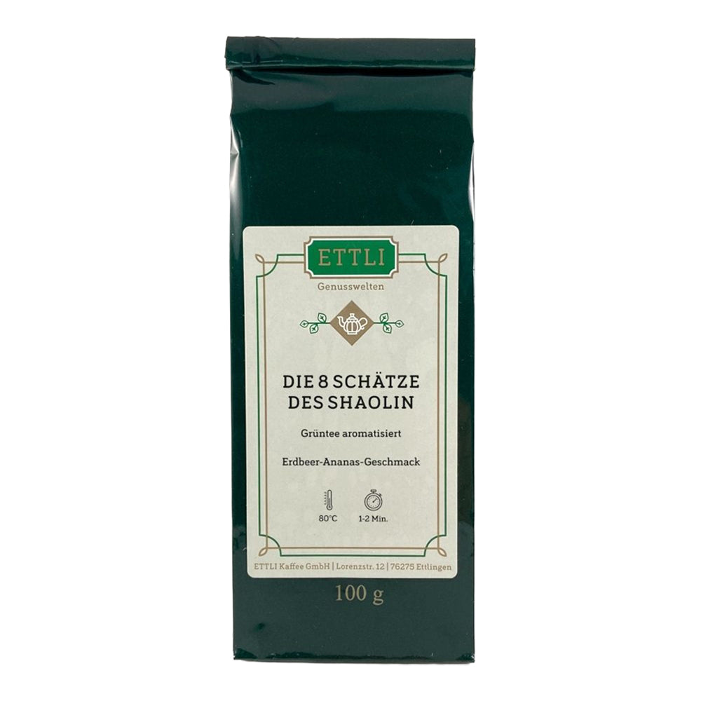Grüntee aromatisiert - Die 8 Schätze des Shaolin 100 g