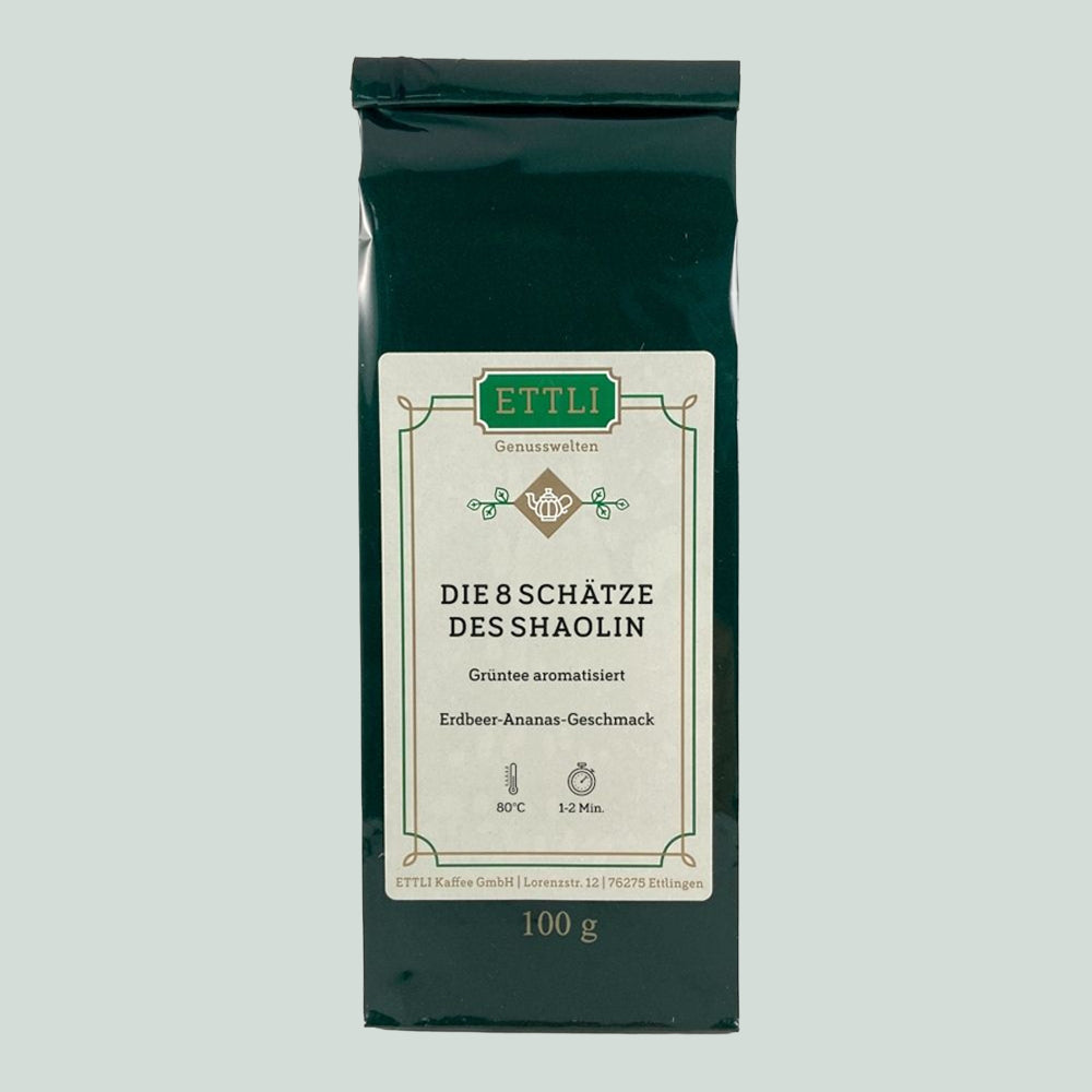 Grüntee aromatisiert - Die 8 Schätze des Shaolin 100 g