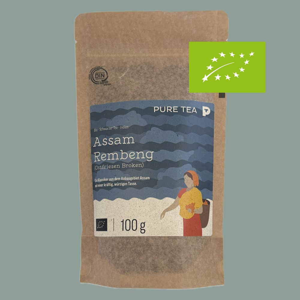 Schwarztee Bio Assam Rembeng (Pure Tea) 100 g