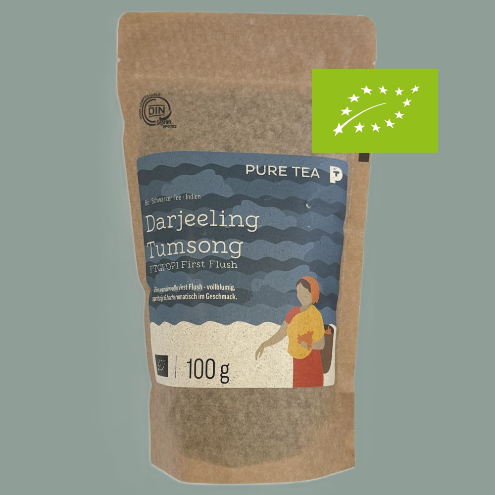 Schwarztee Bio Darjeeling Tumsong (Pure Tea) 100 g