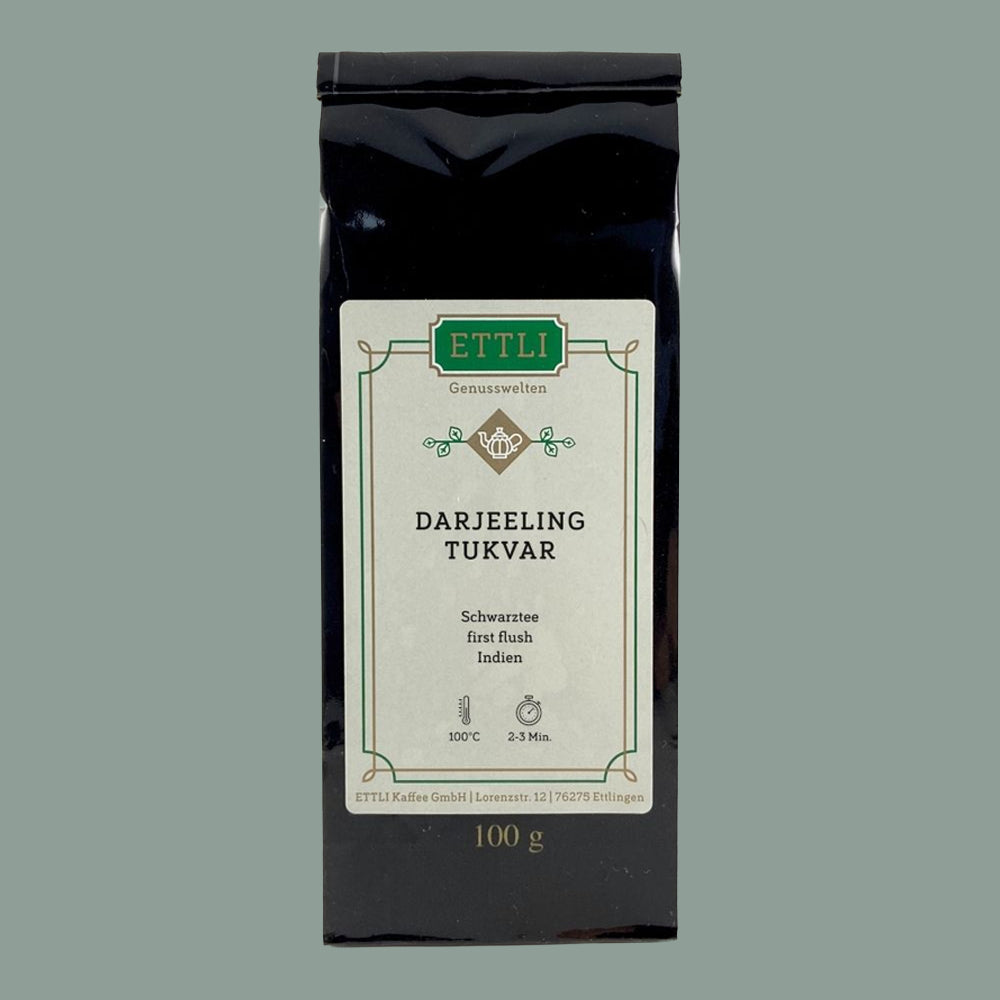 Schwarztee Darjeeling Tukvar first flush 100 g