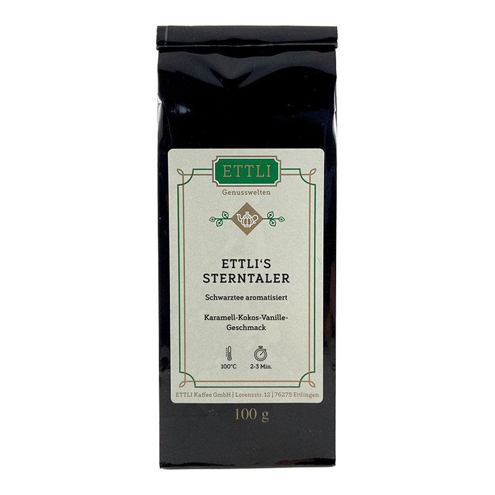 Schwarztee, aromatisiert - ETTLI's Sterntaler