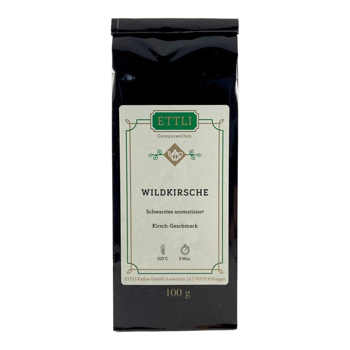 Schwarztee, aromatisiert - Wildkirsche 100 g