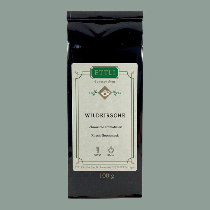 Schwarztee, aromatisiert - Wildkirsche 100 g