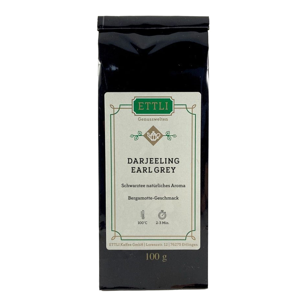 Schwarztee mit natürlichem Aroma - Darjeeling Earl Grey 100 g
