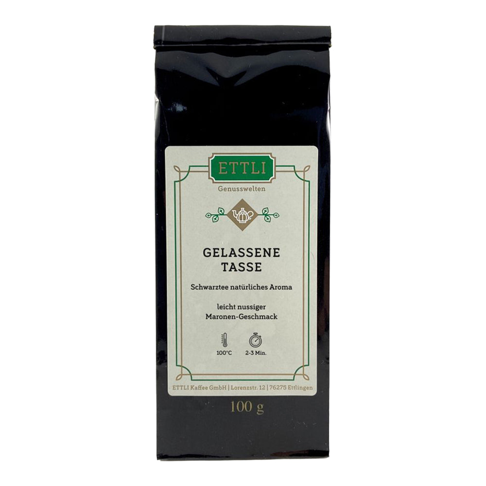 Schwarztee mit natürlichem Aroma – Gelassene Tasse 100 g