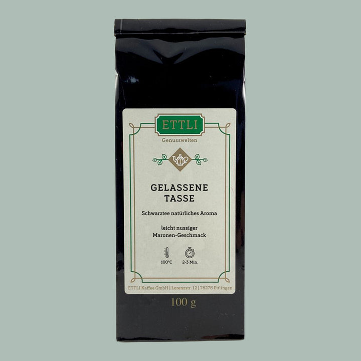 Schwarztee mit natürlichem Aroma – Gelassene Tasse 100 g