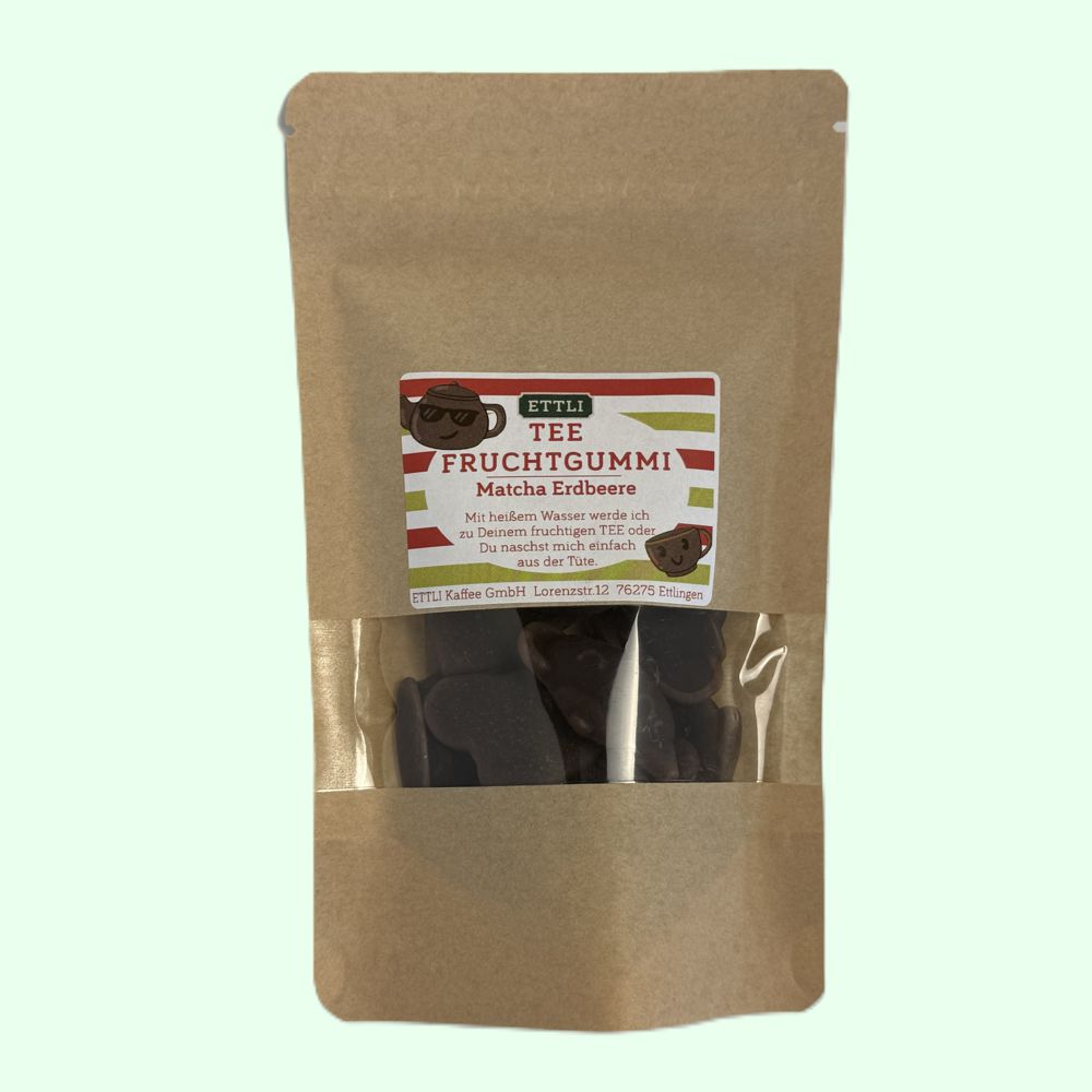Tee Fruchtgummi - Matcha Erdbeere 80g