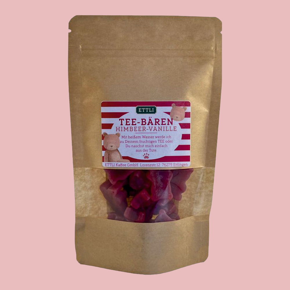 Tee Bären - Himbeer-Vanille 80 g