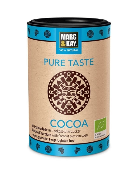 Bio Trinkschokolade "Pure Taste" 250g Dose-DE-ÖKO-006-