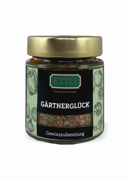 Gärtnerglück 60g im Schraubglas
-Gewürzubereitung-