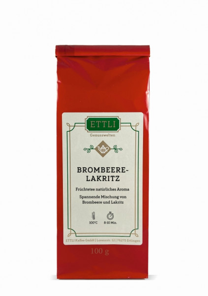 Brombeere-Lakritz 100g
-Früchtetee natürliches Aroma-