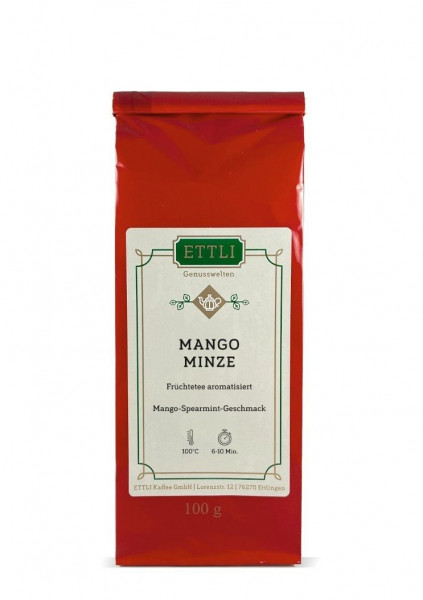 Mango Minze 100g
-Früchtetee aromatisiert-
