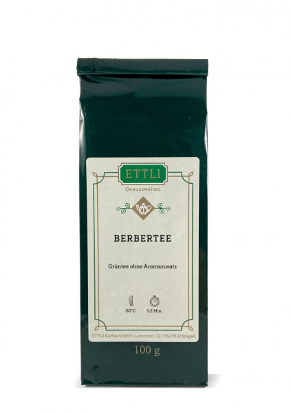 Berbertee 100g
-Grüntee ohne Aromazusatz-