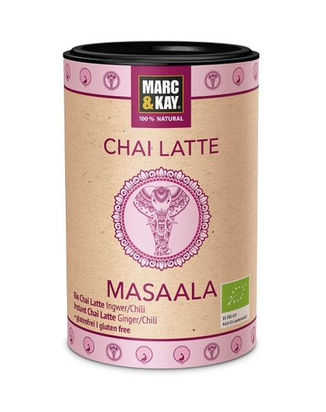 Bio Chai Latte &quot;Masaala&quot; 250g Dose
Ingwer/Chili - Geschmack -DE-ÖKO-039-