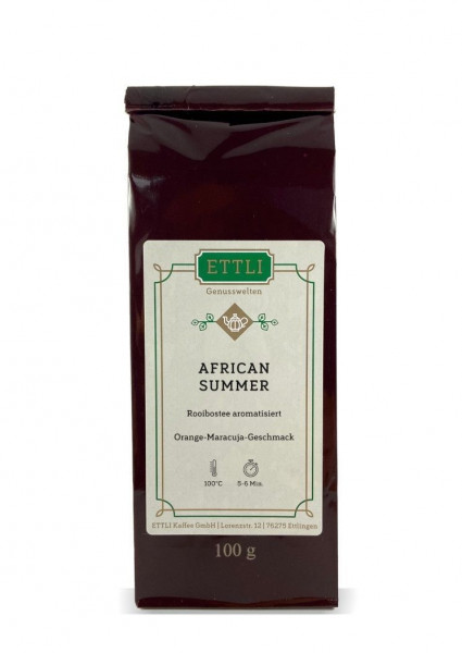 African Summer 100g
-Rooibostee aromatisiert-
