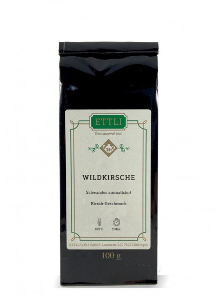 Wildkirsche 100g
-Schwarztee aromatisiert-