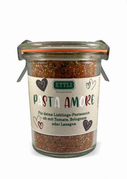 Pasta Amore 70g im Glas
-Gewürzzubereitung-